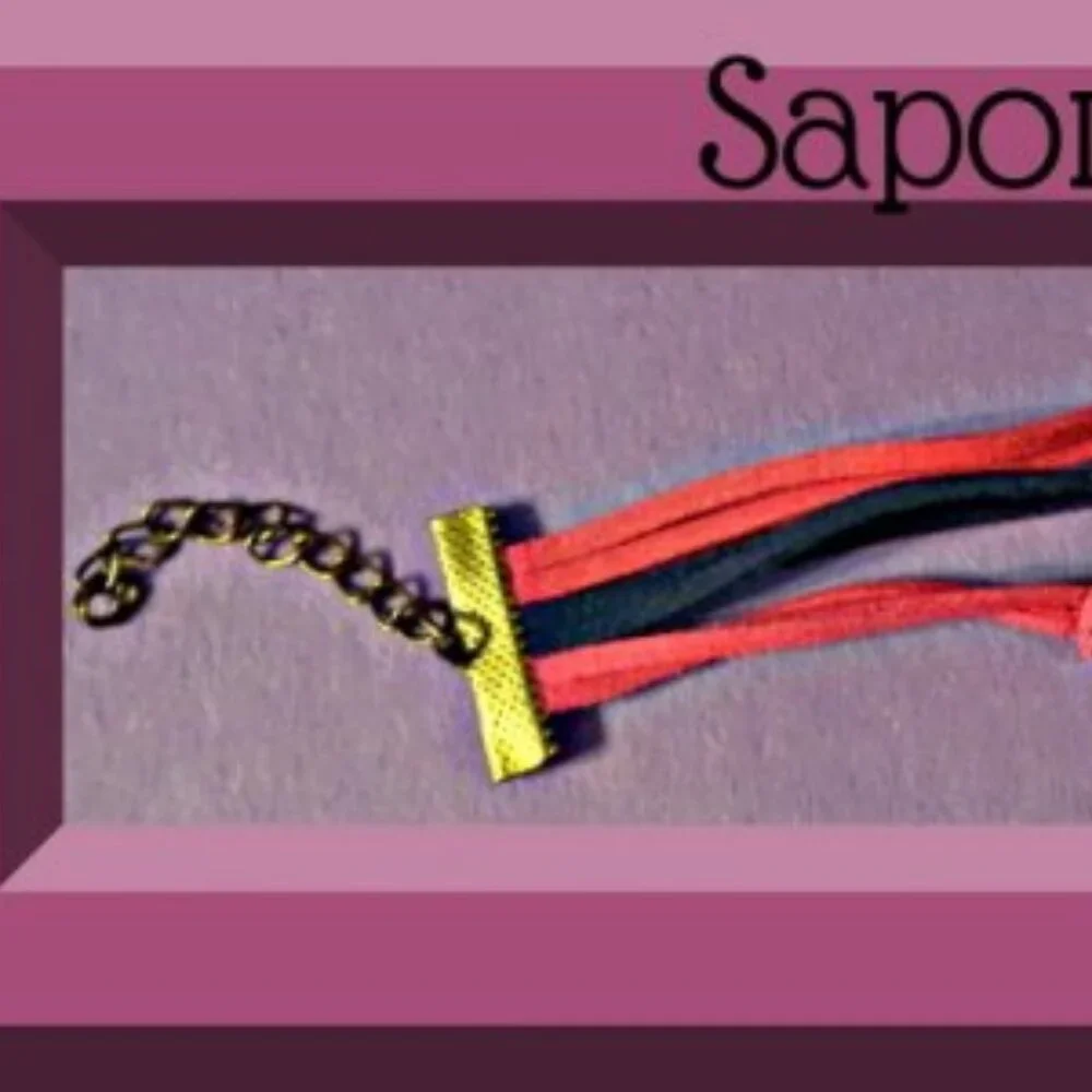 Purple & Pink Leather Multi-Stranded Bracelet With Infinity Love & Eiffel Tower